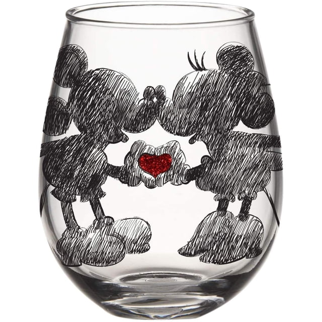 Copa de vino sin tallo Silver Buffalo Disney Mickey, 20 ml