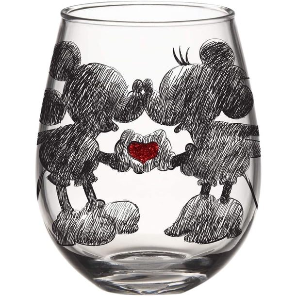 Copa de vino sin tallo Silver Buffalo Disney Mickey, 20 ml