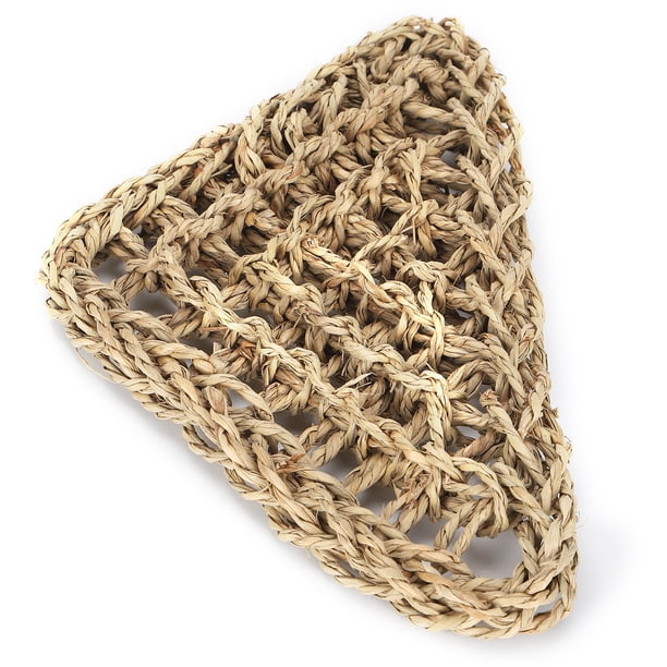 Tumbona para Reptiles Hamaca Triangular para Lagartos de árbol Fácil Instalación Cama para Reptiles con Ventosa Fuerte y Fibras de Hierba ANGGREK Otros