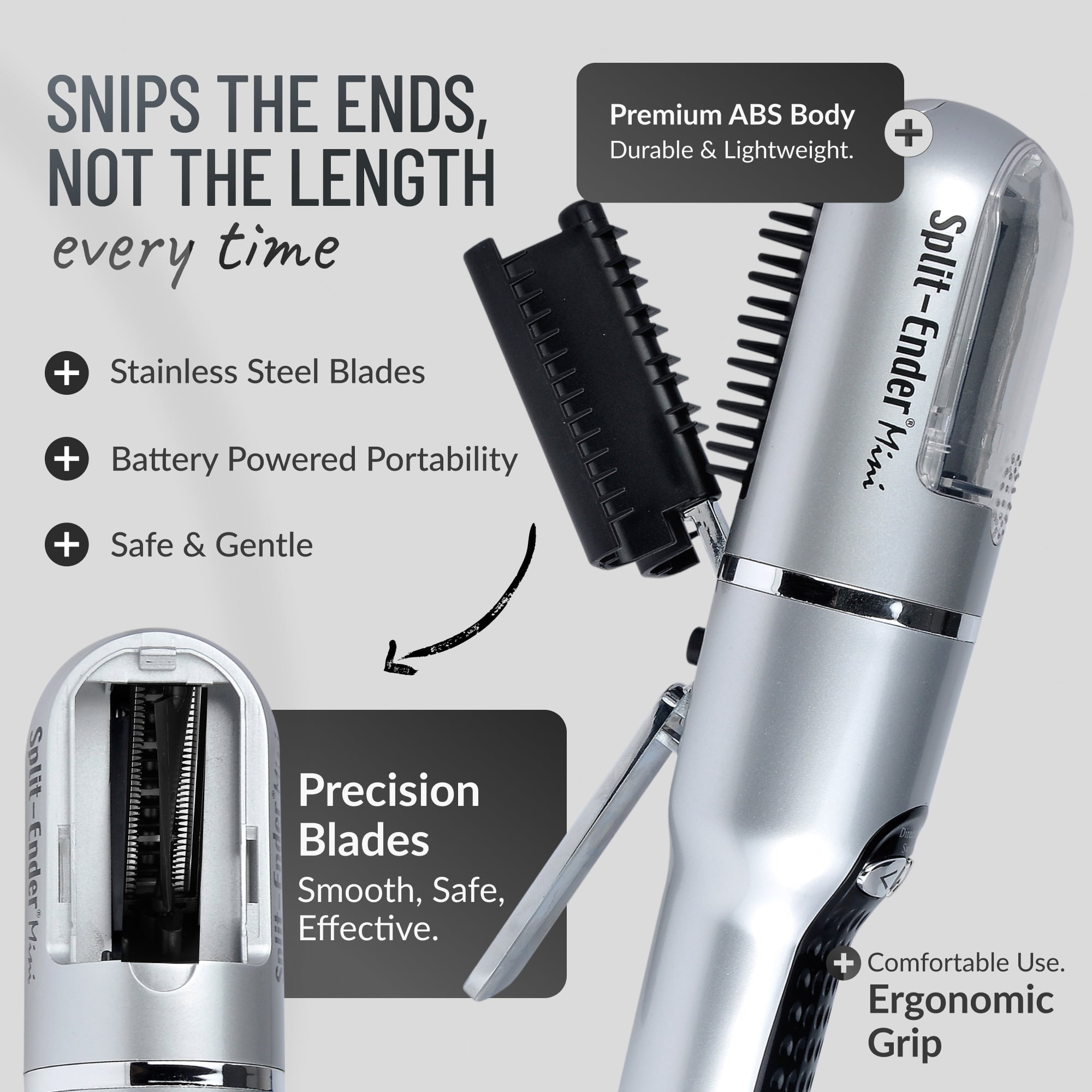 その他 Split-Ender Mini Split Ender Mini - Cordless Hair Trimming Tool, Split End Remover
