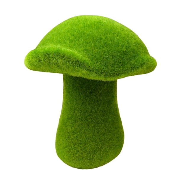 Adorno De Estatua De Jardín De Setas De Musgo Artificial De 25Cm, Musgo Artificial Portátil Duradero, Adornos Para El Salón Para Boda Y Oficina Minnieouse HA034840-00