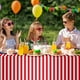 thumbnail image 4 of Tablecloth Flag Patriotic Table Cover Disposable Plastic Memorial Independence Day Decorations Holiday Party, Plastic Table Cover, Flag Design, 36x24 Inches, Waterproof, Easy Cleanup,, 4 of 7