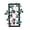 Blackish green, variant on Artificial Blackish green Butterfly Branch Decor Frame, Rustic Artificial Butterfly Floral Wall Hanging Frame for Living Room Cafe Office Tabletop Decor,15.7 Inch