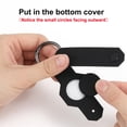 thumbnail image 4 of WILLED 2 Pack Airtag Waterproof case with Key Organizer,Compact Key Holder for Apple Airtag,Silicone Keychain for AirTag - Includes Keyring to Attach Car Key Fob, 4 of 6