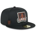 thumbnail image 3 of Men's New Era Black San Francisco Giants 2024 Clubhouse 59FIFTY Fitted Hat, 3 of 6