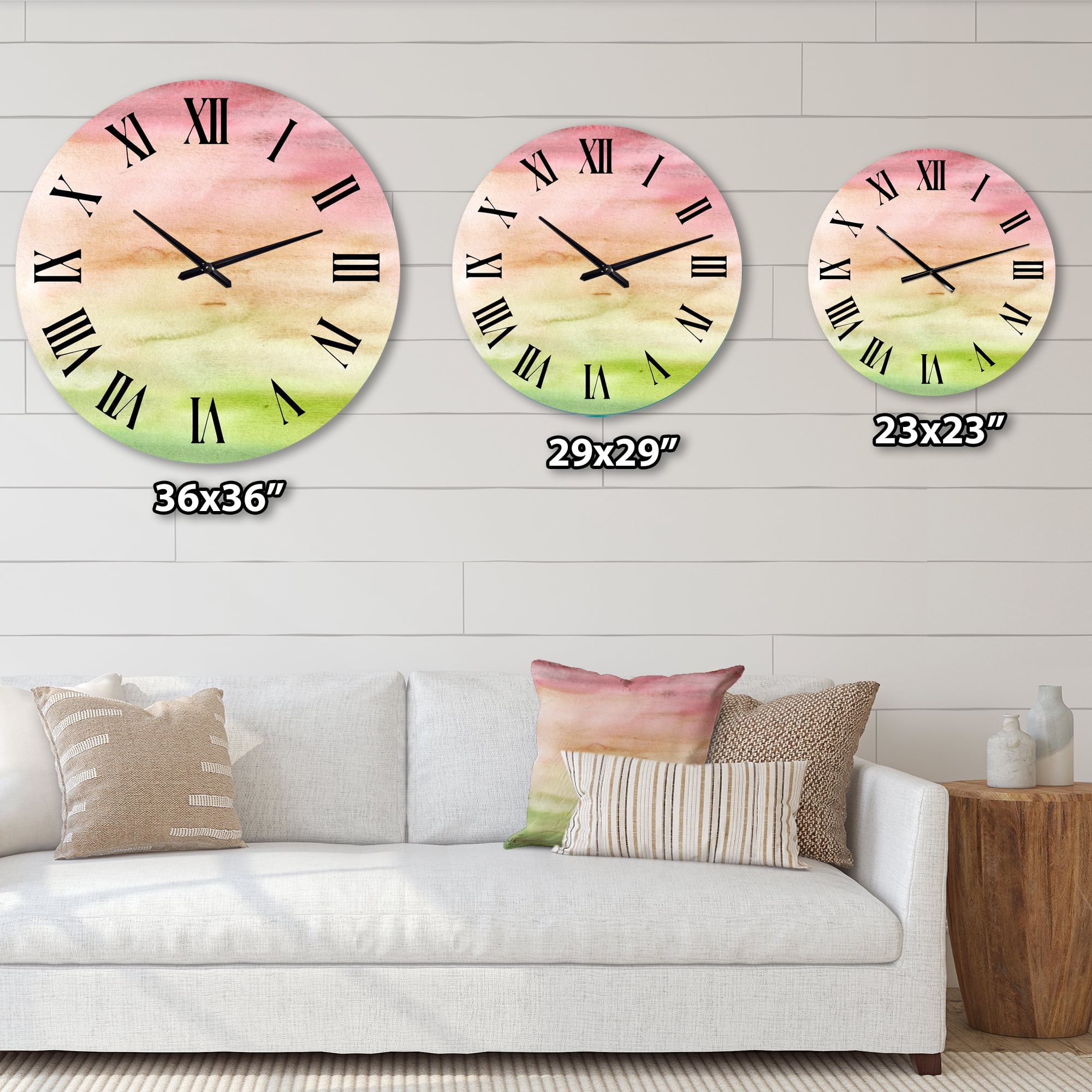 Designart 1 in Quartz Modern/Contemporary Wall Clock