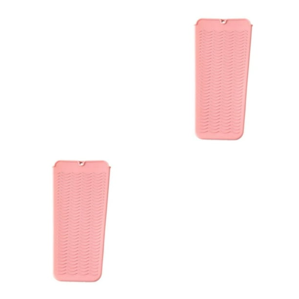 Herramientas para planchar el cabello Wosthever 2Conjunto rosa largo