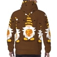 thumbnail image 7 of Balery Gnomes With Honey Pattern Mens Hoodie Kangaroo Pocket Hoodie Pullover Hooded Sweatshirt Ideal for Daily Wear Travel and Home-3X-Large, 7 of 7
