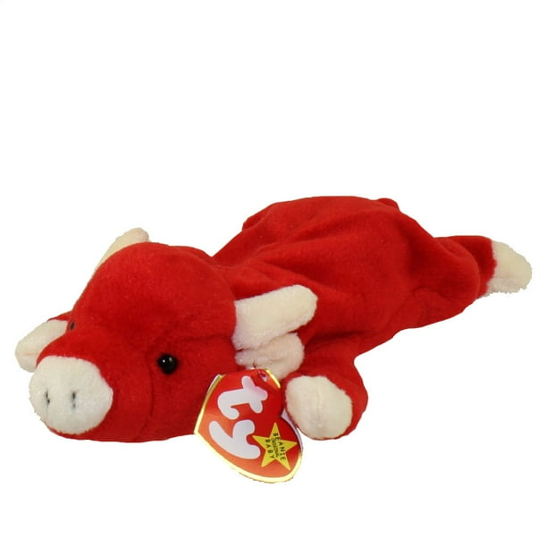 TY Beanie Baby SNORT the Bull (9 inch)