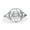 Sterling Silver, variant on Minimalist Star Of David & Tree Oxidized Ring 925 Sterling Silver Size 6