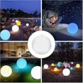 thumbnail image 5 of LED Spa Light, 2PC 40cm Floating Pool Light LED Waterproof IP67 Floating Lamp Sphere Floating Pool Light with Remote Control for Outdoor Party Garden, 5 of 5