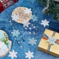 thumbnail image 4 of 30Pcs Acrylic Snowflake Ornaments Bulk Christmas Snowflakes Link Charms Plastic Winter Glitter Snow Flakes Christmas Tree Hanging Decorations for Wonderland Holiday New Year Home Decor Craft, 4 of 5