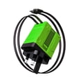 thumbnail image 1 of 120W Dual-Port Fast Charger with Retractable Cables for All Smartphones, Tablets, & Laptops, Wall Quick Charge Adapter, 1 of 7