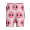 thumbnail image 4 of Naloa Pig Nose Men's Short Pajama Pants, Lounge Comfort Shorts with Elasticized Waistband and Side Pockets - Small, 4 of 9