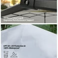 thumbnail image 3 of WildBreak 10 x 10 feet Pop Up Canopy, with 4 Sidewalls, with One Button Push Setup - White, 3 of 7