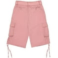 thumbnail image 2 of North 15 Men's Belted Clasic Cargo Pockets Twill Shorts-4550-Ros-44, 2 of 2