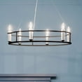 thumbnail image 4 of 52490BK Kichler Lighting Rosalind - 6 Light Chandelier In Traditional Style-6.5 Inches Tall and 33.25 Inches Wide-Black Finish, 4 of 9