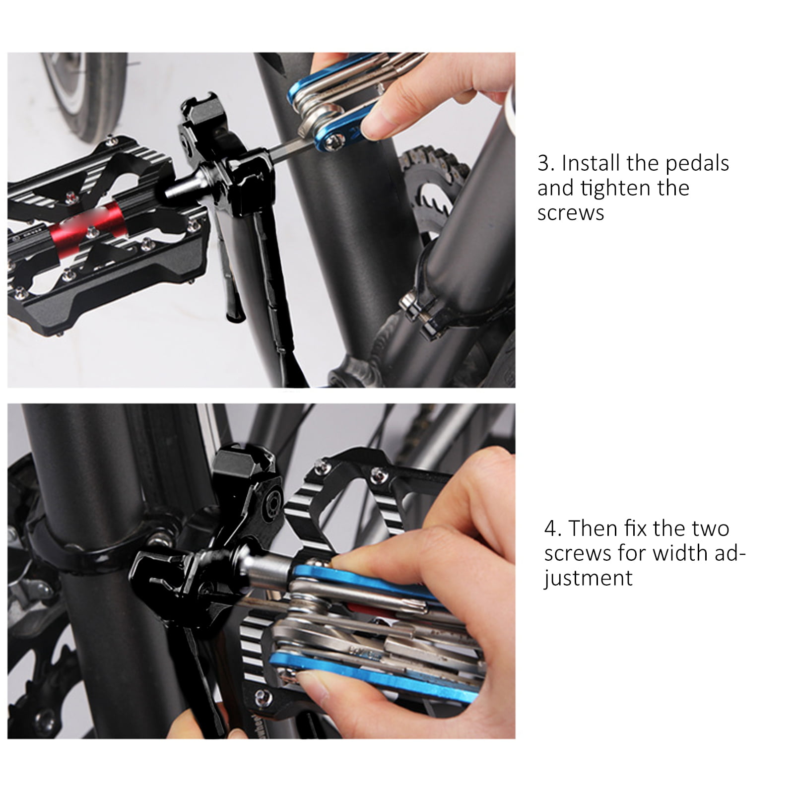 Pedal Tape Fasten Fixed Adjustable Lightweight Exquisite for Bicycle