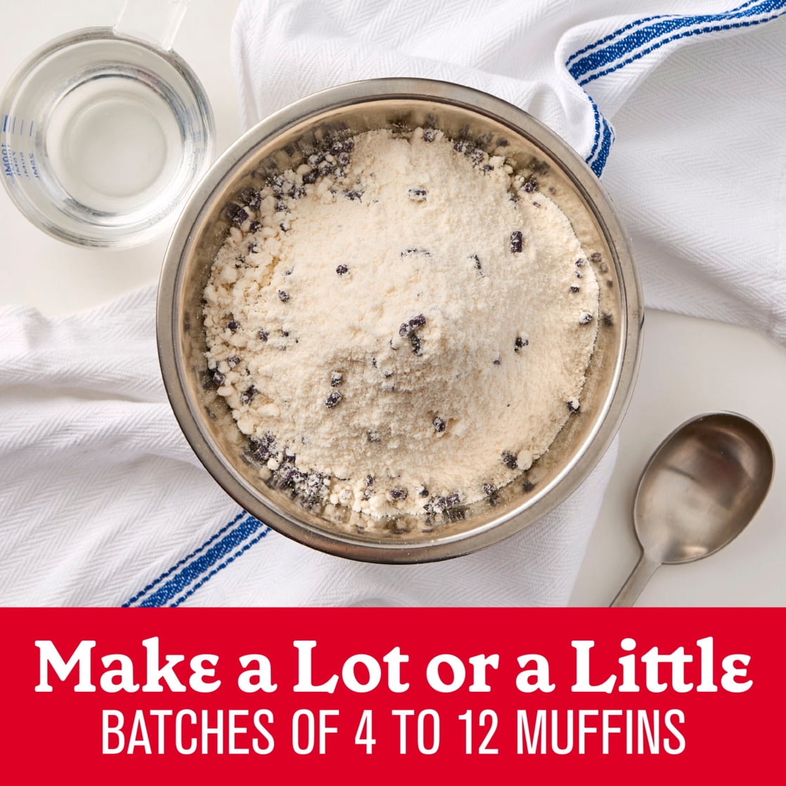 (4 pack) Betty Crocker Batchables Blueberry Muffin Mix, Mix and Bake 4 to 12 per batch, 28 oz.