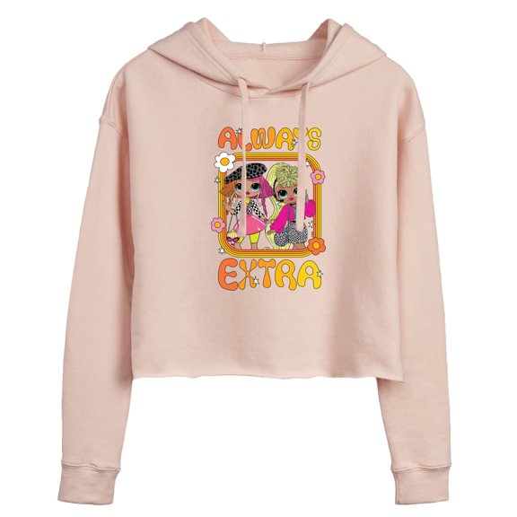 LOL OMG! Fashion Dolls - Always Extra - Juniors Cropped Pullover Hoodie