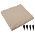 thumbnail image 3 of CoreLiving Large Stepping Stones Outdoor Garden Walkway, Durable Plastic Pavers for Patio and Landscaping, Weatherproof Walkway Stones with Ground Stakes, 3 of 10