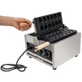 thumbnail image 4 of Wildnix Taiyaki Waffle Maker, Fish-Shaped Waffle Iron with Adjustable Temperature (50-300°C), 1.8KW Power, Stainless Steel & Wood Design, Non-Slip Feet and Scrap Tray, 4 of 6
