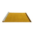 thumbnail image 2 of Ahgly Company Machine Washable Indoor Square Abstract Yellow Modern Area Rugs, 5' Square, 2 of 4