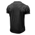 thumbnail image 4 of zfhfof Men's Muscle T Shirts Fashion Short Sleeve Crew Neck Athletic Workout Tee Shirt Summer Casual Slim Fitted Tops, 4 of 5