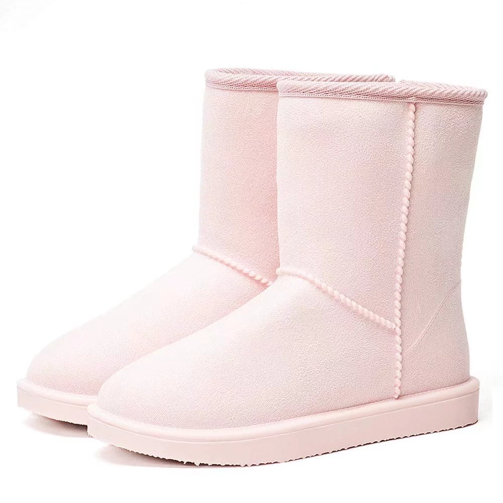 DKSUKO Women's Classic Waterproof Snow Boots | Winter Insulated Rubber Boots With Anti-Slip Sole (Size 5, Chestnut) - View #13