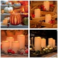 thumbnail image 3 of Fmixtown Flameless Candles with Remote, 3 in 1 (Include 6 Battery) Led Candles with Timer Battery Operated Candles,Outgdoor Electric Candles Flickering,Flameless Pillar Candles.Battery Powered Candles, 3 of 8