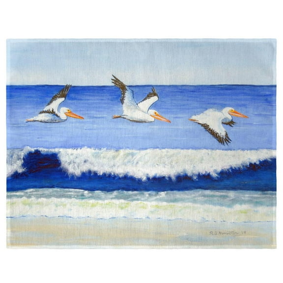 Betsy Drake Interiors Skimming the Surf Place Mat Set of 4