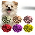 thumbnail image 3 of Pet Supplies Silicone Slow Food Bowl Rose Shape Dog Cat Anti-Choking and Anti-Knocking with Suction Cup, 3 of 6