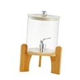 thumbnail image 4 of veasfak Glass Drink Dispenser 3.5L Cold Beverage Dispenser for Punch Water Daily Use Ball, 4 of 9