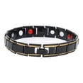 thumbnail image 2 of Pulsera magnética LHCER de Acero de titanio ajustable, 2 of 8