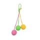thumbnail image 4 of Pelota de cuerda de sisal para gatos. Regalo ideal para hacer ejercicio y divertirse. Resistente al desgaste. Protege. Rosa Amarillo Verde, 4 of 9