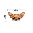 thumbnail image 2 of WIRESTER Car Air Freshener Fragrance Vent Clip Interior Decoration for Cars with Lemon Scented Pad - Animal Fawn Chihuahua Dog, 2 of 7