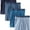 Assorted Blues, variant on Hanes Ultimate Men's 4-Pack FreshIQ Tagless Cotton Boxer with ComfortFlex Waistband Briefs, Assorted Blues, X-Large