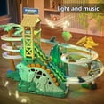 thumbnail image 2 of CEDQ Dinosaur Climbing Slide Stair Toy for Toddlers Aged 3 4 5 6 7 8 - Kids Toys Racing Track Game Set,Sliding Car Toy,Dinosaur Themed with Light and Music,Birthday Dinosaur Gifts for Boys Girls Kids, 2 of 9