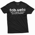 thumbnail image 3 of Fabuela Grandmother Grandma nana tee shirt Abuela Tee shirt Birthday gift funny Fabuela ladies gift (Small Navy Blue), 3 of 7