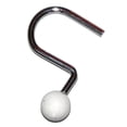 thumbnail image 3 of "Ball" Shower Curtain Hooks in Brass, 3 of 6