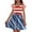 #A20-Blue, variant on Abcomgle Girls 4th Of July Dress Fly Sleeve Stars Striped Printed Patriotic Dresses Casual A-Line Fly Sleeve Midi Dress Cute Holiday Independence Day Skirt for 4-14t Kids 9-10 Years,Royal Blue