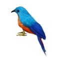 thumbnail image 4 of Artificial Feathered Blue Birds Statue - Funny Sculpture Ornaments Décor - indoor and outdoor Figurines, 4 of 4