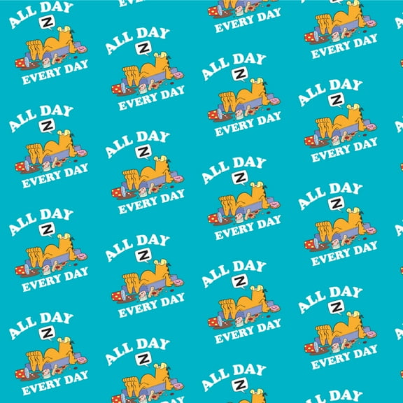 Garfield All Day Every Day Premium Roll Gift Wrap Wrapping Paper
