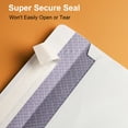 FUCDTEFC 10 Envelopes Letter Size Self Seal, White Security Envelopes