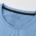thumbnail image 6 of SAWOBUUN Men's Muscle Ice Silk Cooling Quick Dry T-Shirt Short Sleeve Athletic Slim Top Gym Running Lightweight Training Tee, 6 of 8