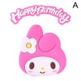 thumbnail image 2 of Adornos de pastel de gato Kt de gel suave, Kuromi, Melody, Cinnamon Dog, para el Día del Niño, cumpleaños, complemento, 2 of 2
