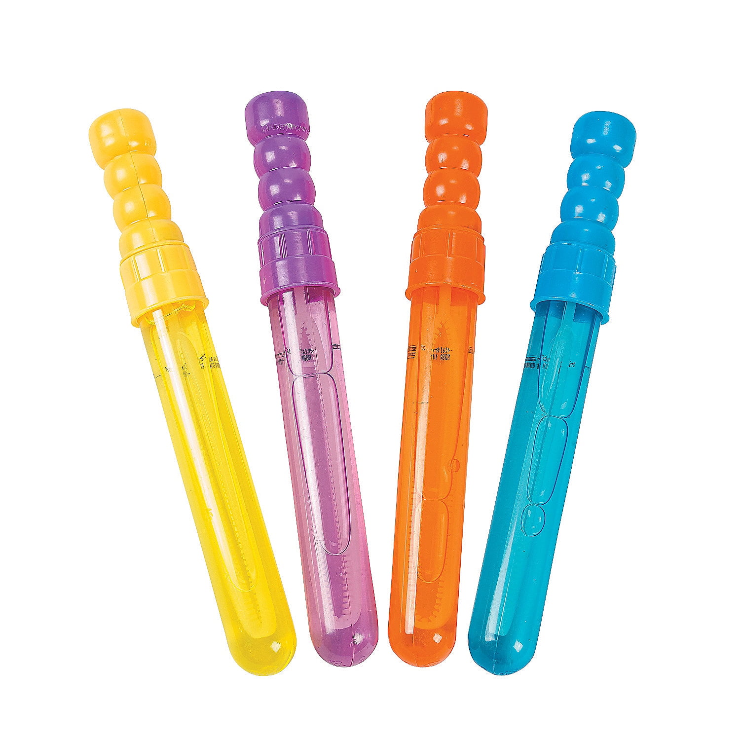 Fun Express - Small Bubble Wand Assortment for Summer - Toys - Bubbles ...