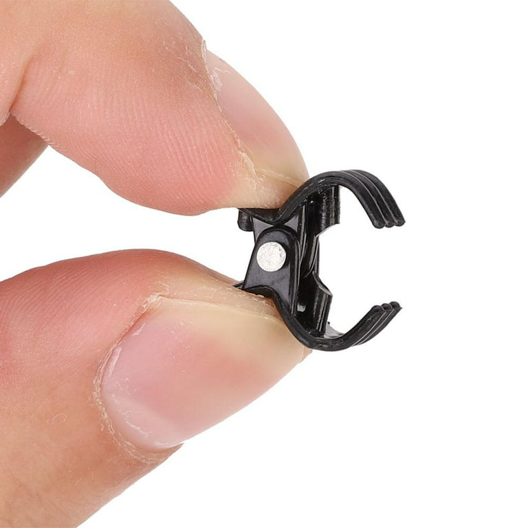 100PCS Mini Hair Clips, Black Plastic Stylish Jaw Clips Non Slip Hair Clip  Clamps Small Hair Crown Claws Pins Clamps for Girls and Women