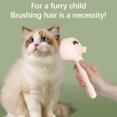 thumbnail image 2 of Pink Spray Comb Pet Grooming Tool No Flying Hair Needle Comb Detangling Comb With Leave In Conditioner Charging Cable For Dogs Cats Pet Grooming Supplies, 2 of 5