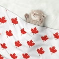 thumbnail image 7 of Dog Blanket Canada Maple Leaf Soft Dog Blankets for Small Medium Dogs Pet Cat Puppy Blanket Mat Cover, 7 of 7